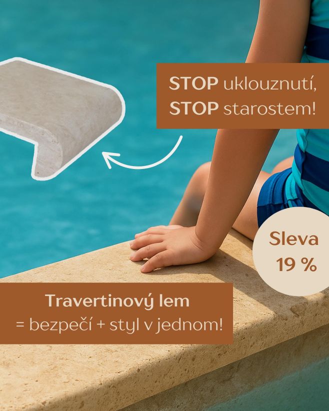 Bezpečný vstup, pohodlné sezení a elegantní vzhled. Travertinový lem – ideální řešení pro bazény s fólií. 👌...
